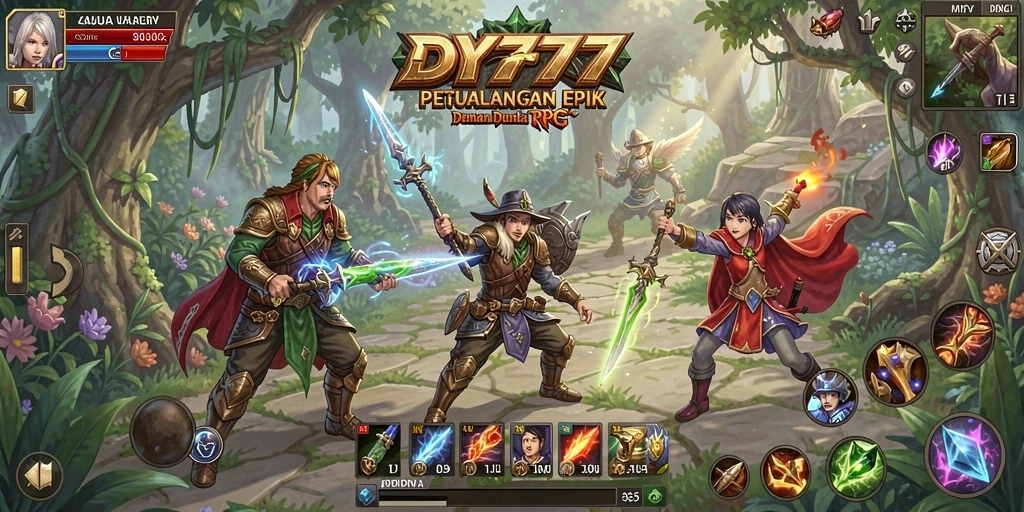 Gameplay mendebarkan dari DY777 dengan pertarungan seru dan karakter beragam.