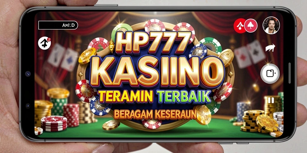 Screenshot utama HP777 menampilkan pemain menikmati permainan Kasino yang mengasyikkan.