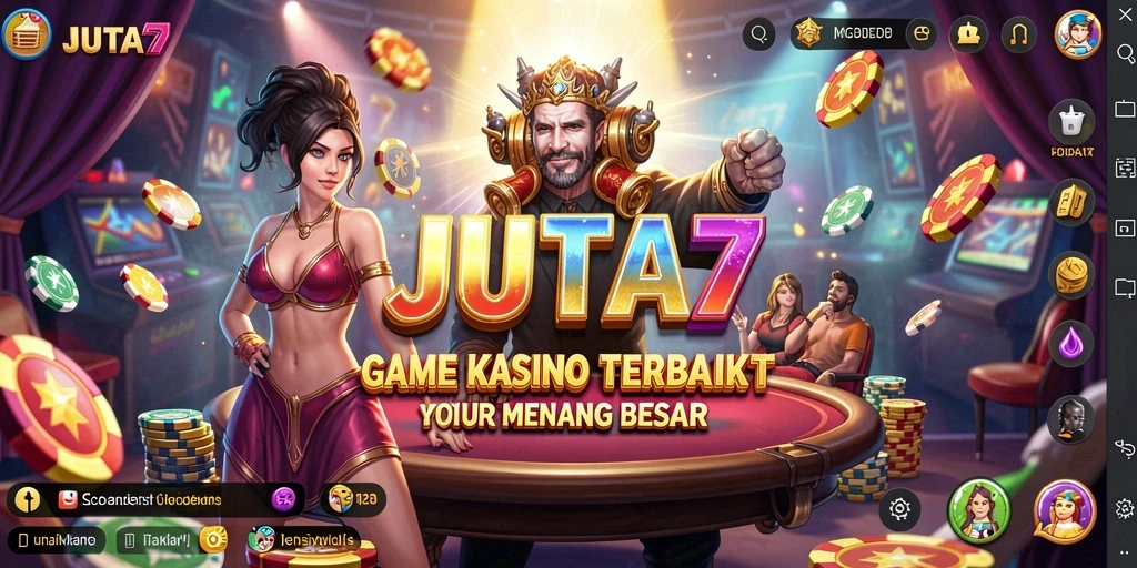 Tampilan seru dari permainan Kasino di JUTA7 yang memikat.