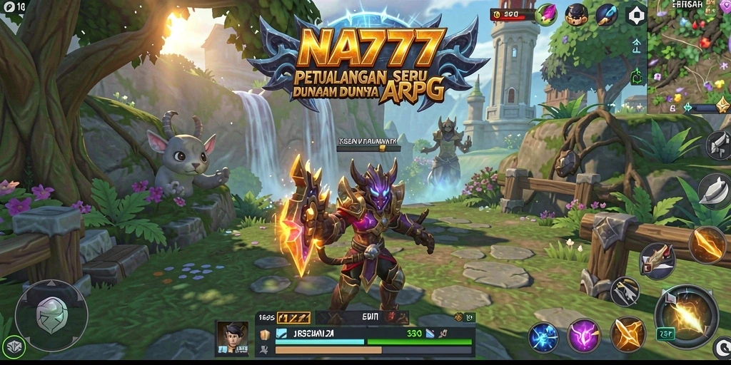 Tampilan gameplay ARPG yang mendebarkan dan menarik di NA777.