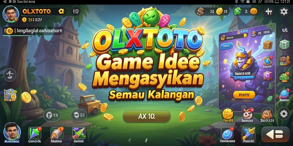 Tangkapan layar OLXTOTO menunjukkan gameplay santai yang menyenangkan.