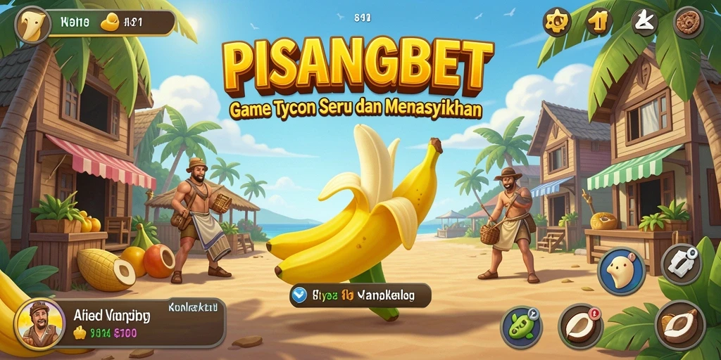 Tampilan gameplay PISANGBET dengan suasana bisnis yang dinamis.