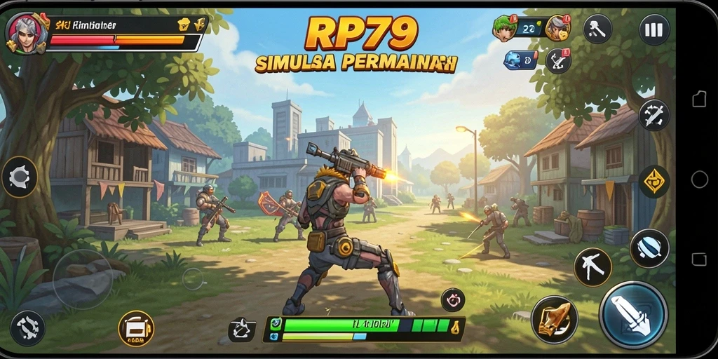 Screenshot RP79 menampilkan gameplay yang seru dan interaktif dalam simulasi.