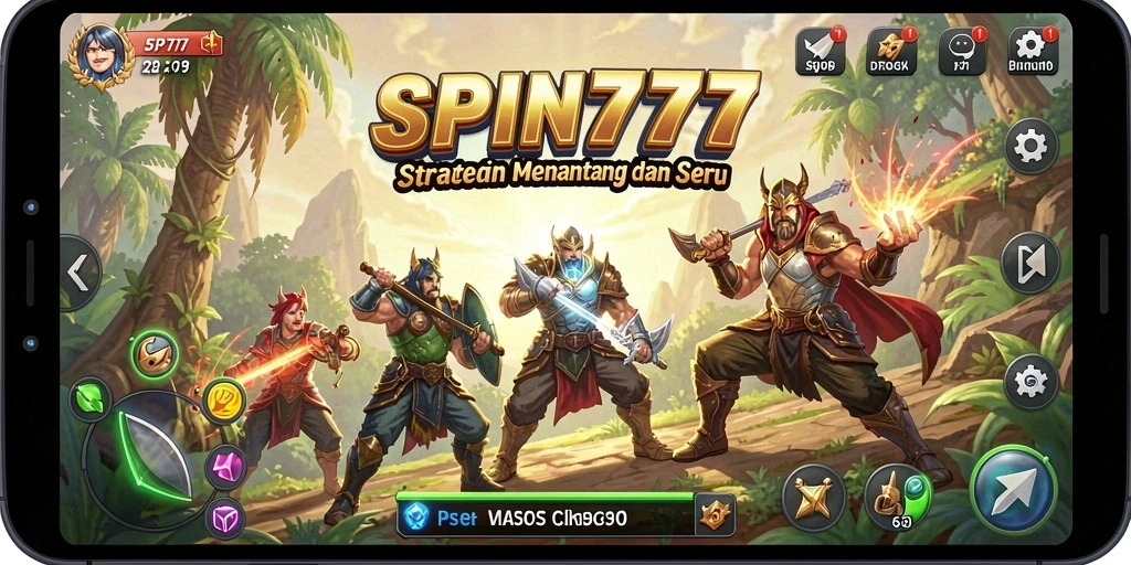Tampilan gameplay SPIN777 yang penuh strategi dan aksi.