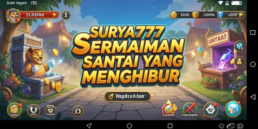 Tampilan gameplay SURYA777 yang menghibur dan santai.